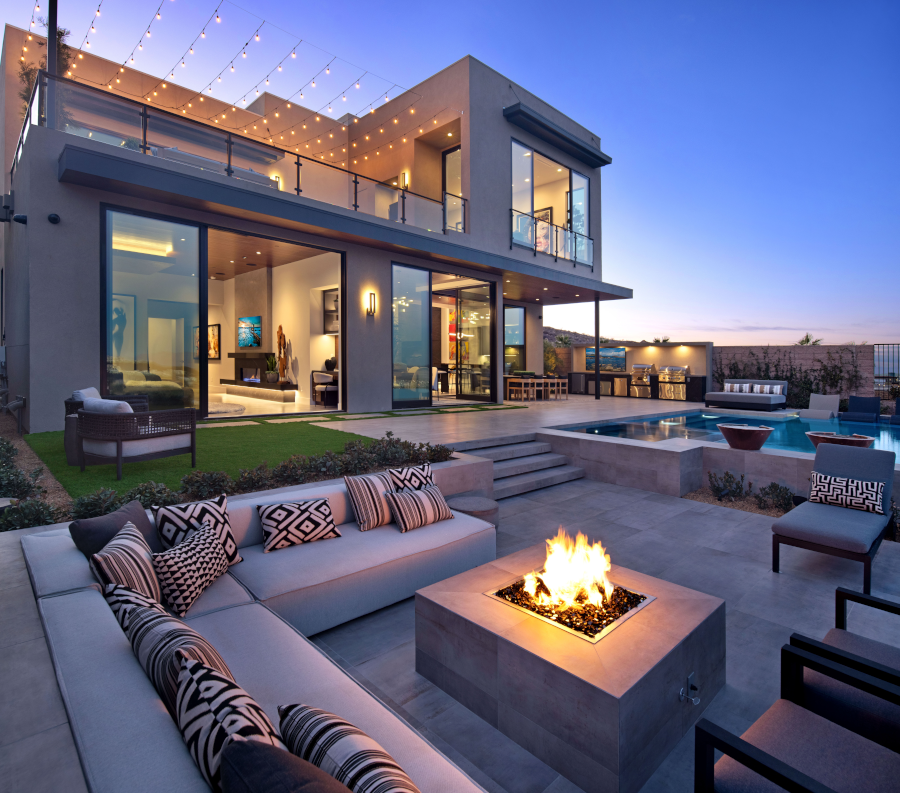 Luxury estate by Christopher Homes, Las Vegas NV