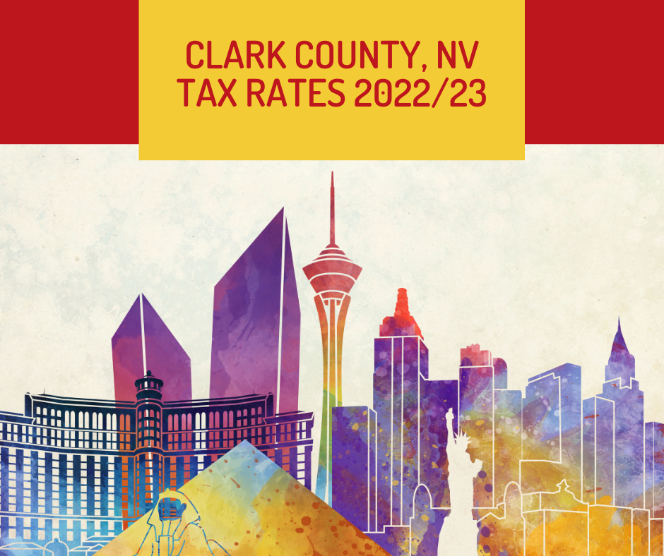 Clark County tax rates by district for 2018-2023