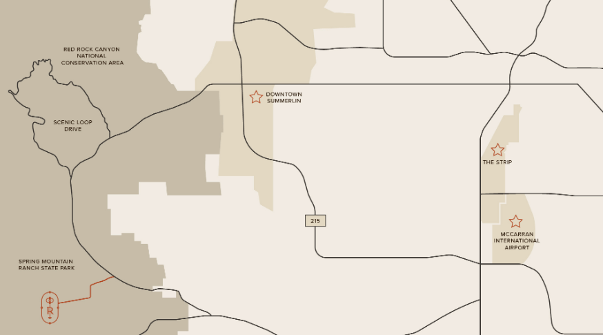 Map of The Reserve at Red Rock Canyon, Las Vegas, NV
