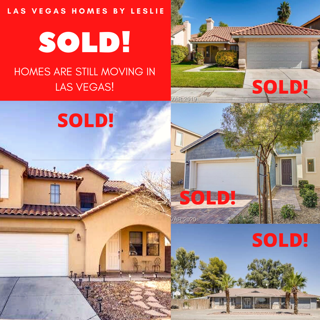 Las Vegas home sales in March 2020 by real estate agent Leslie Hoke