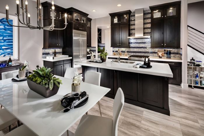 Toll Brothers kitchen in Vista Dulce at the Mesa, Summerlin