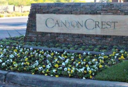 Entrance to Canyon Crest in The Canyons of Summerlin