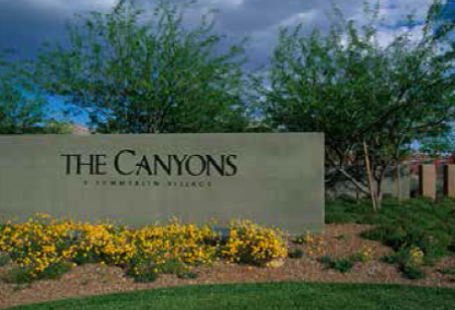 Entrance to The Canyons of Summerlin