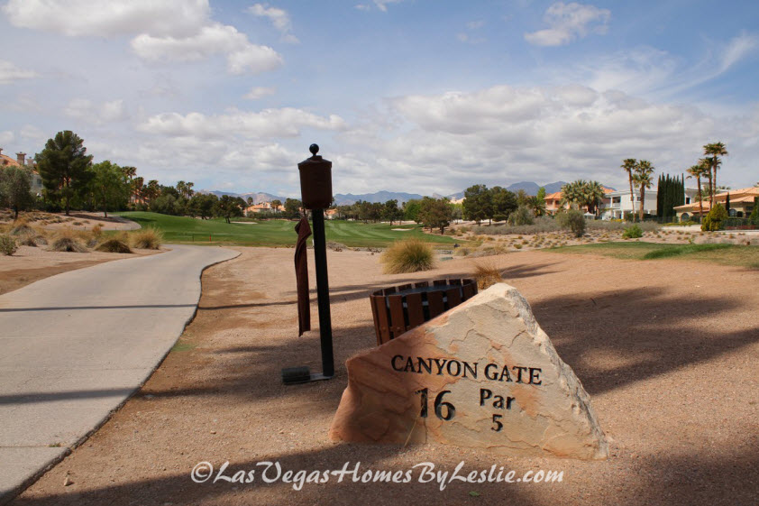 Golf Course Communities in Las Vegas - Canyon Gate Homes for Sale