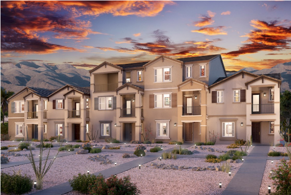 Jasper Point townhomes by Beazer Homes, in Henderson, NV