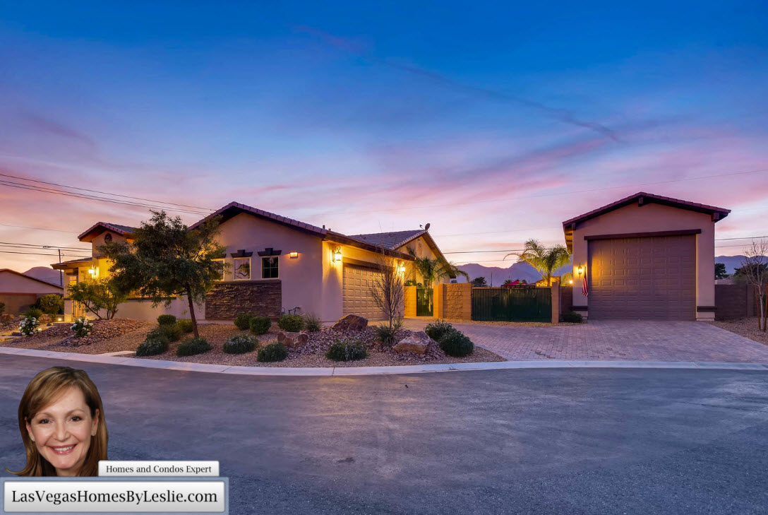 Las Vegas Home for Sale with RV Parking Garage