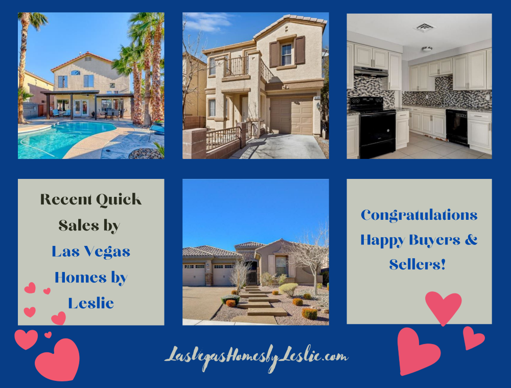 Quick Home Sales by Las Vegas Homes by Leslie